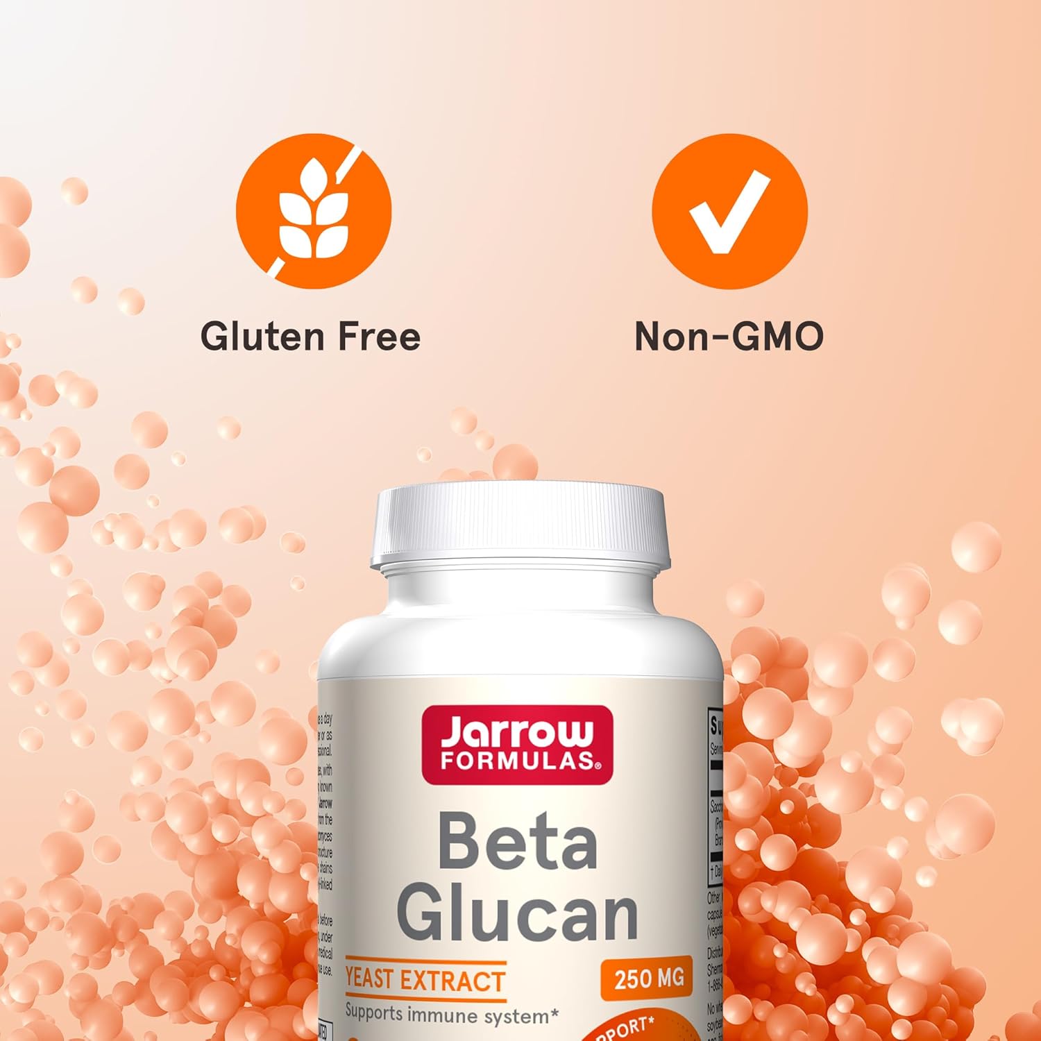 Jarrow Formulas Beta Glucan 250 mg – 60 kapsulių