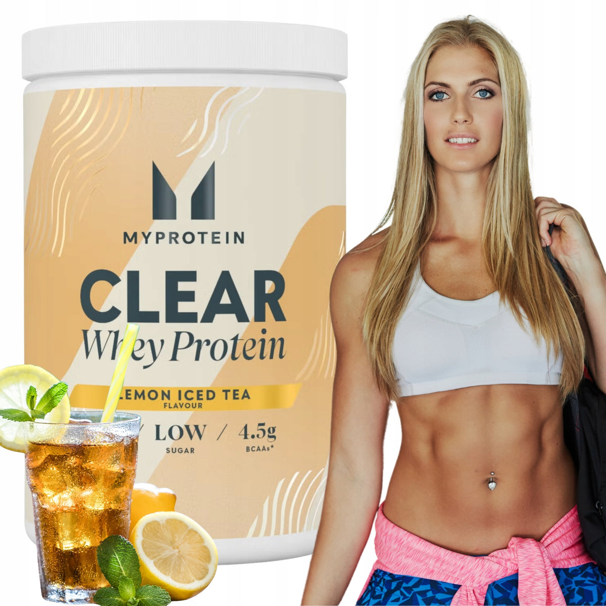 Myprotein Clear Whey Protein 560g, 20 porcijų - Lemon Iced tea
