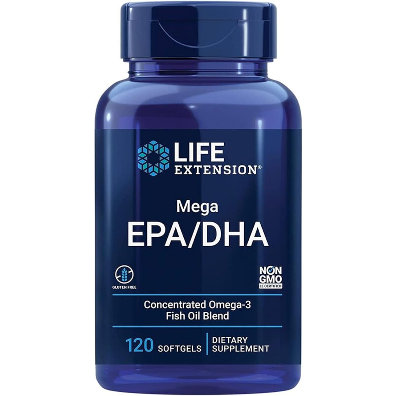 Life Extension Mega EPA/DHA 120 kapsulių