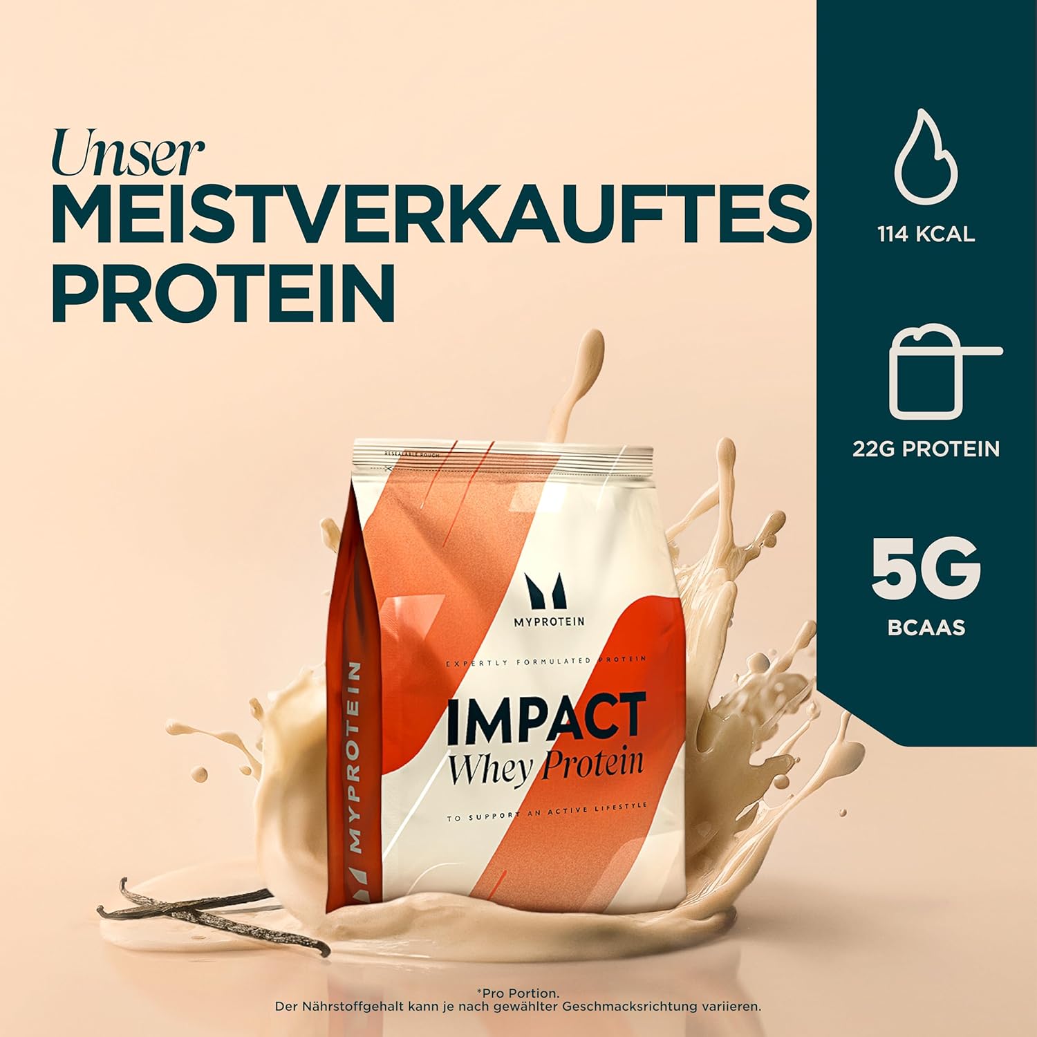 Myprotein Impact Whey Protein 1kg - Chocolade Brownie