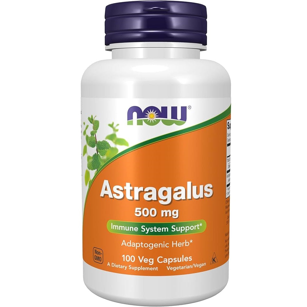 NOW Foods Astragalus 500 mg - 100 caps 2026/06/30