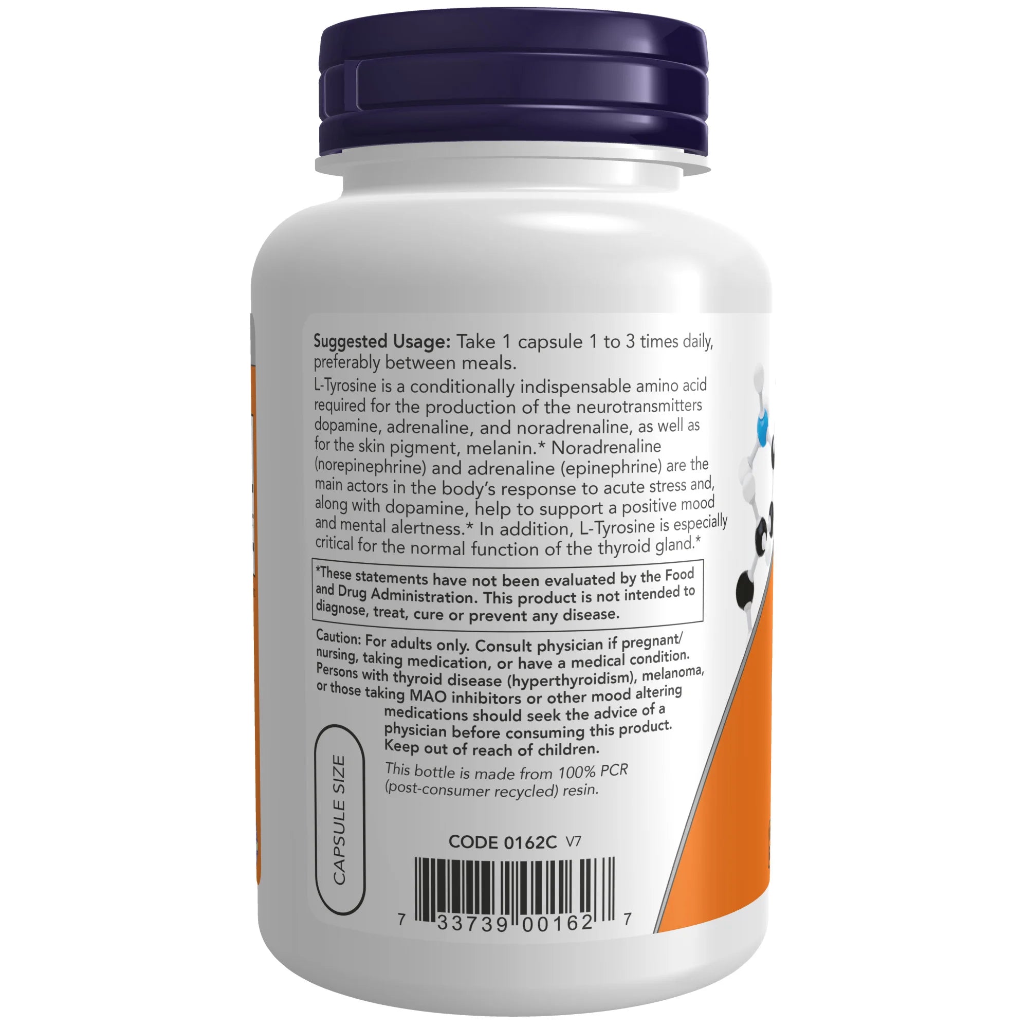 NOW Foods L-Tyrosine - 500mg - 120 caps