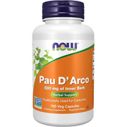 NOW Foods Pau D'Arco 500 mg 100 kapslit