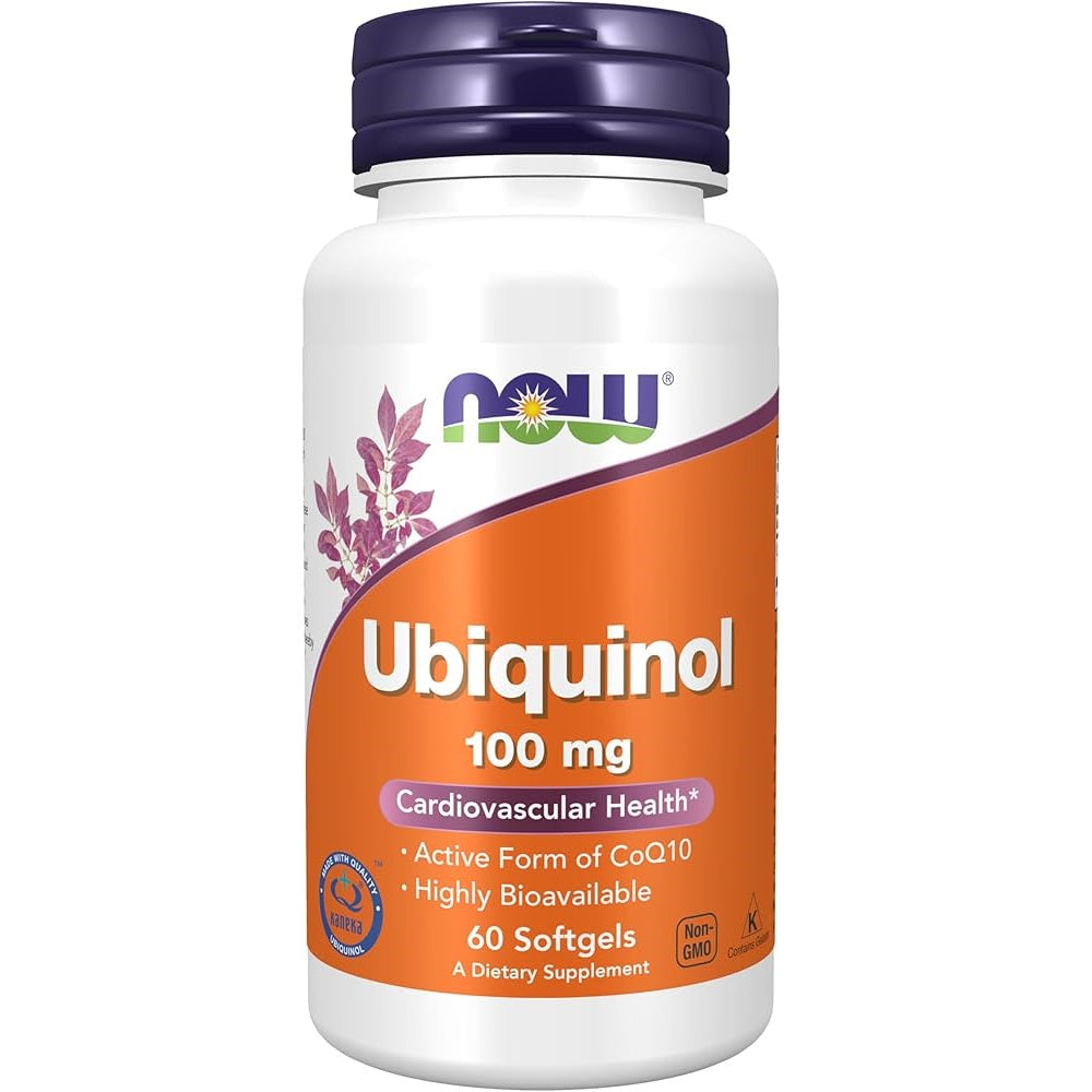 Now Foods Ubiquinol 100 mg 60 softgels