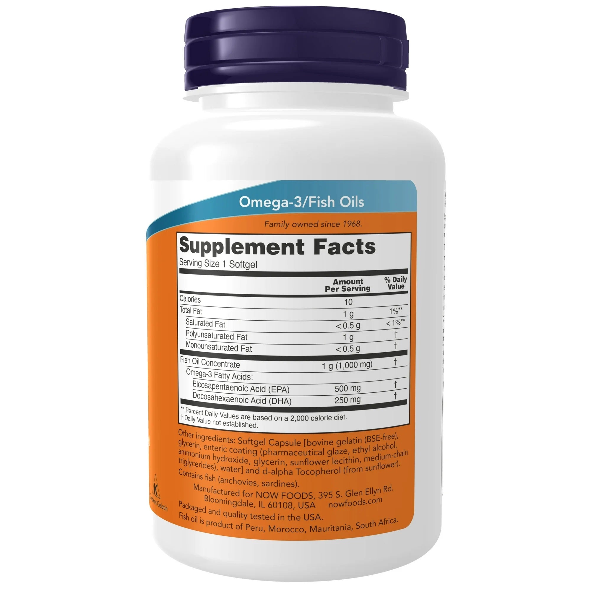 NOW Foods Ultra Omega-3 500 EPA / 250 DHA 90 kapsulas