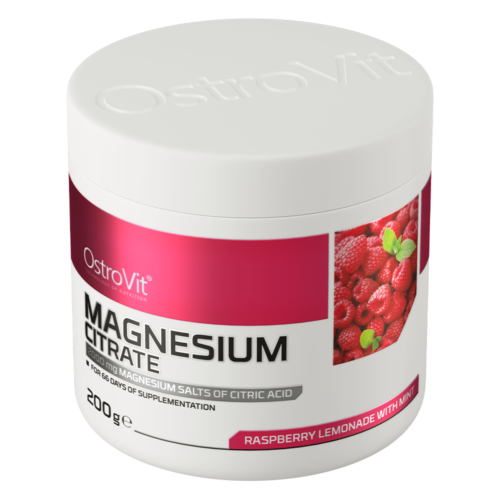 OstroVit Magnesium Citrate Raspberry Lemonade &  Mint – 200 g