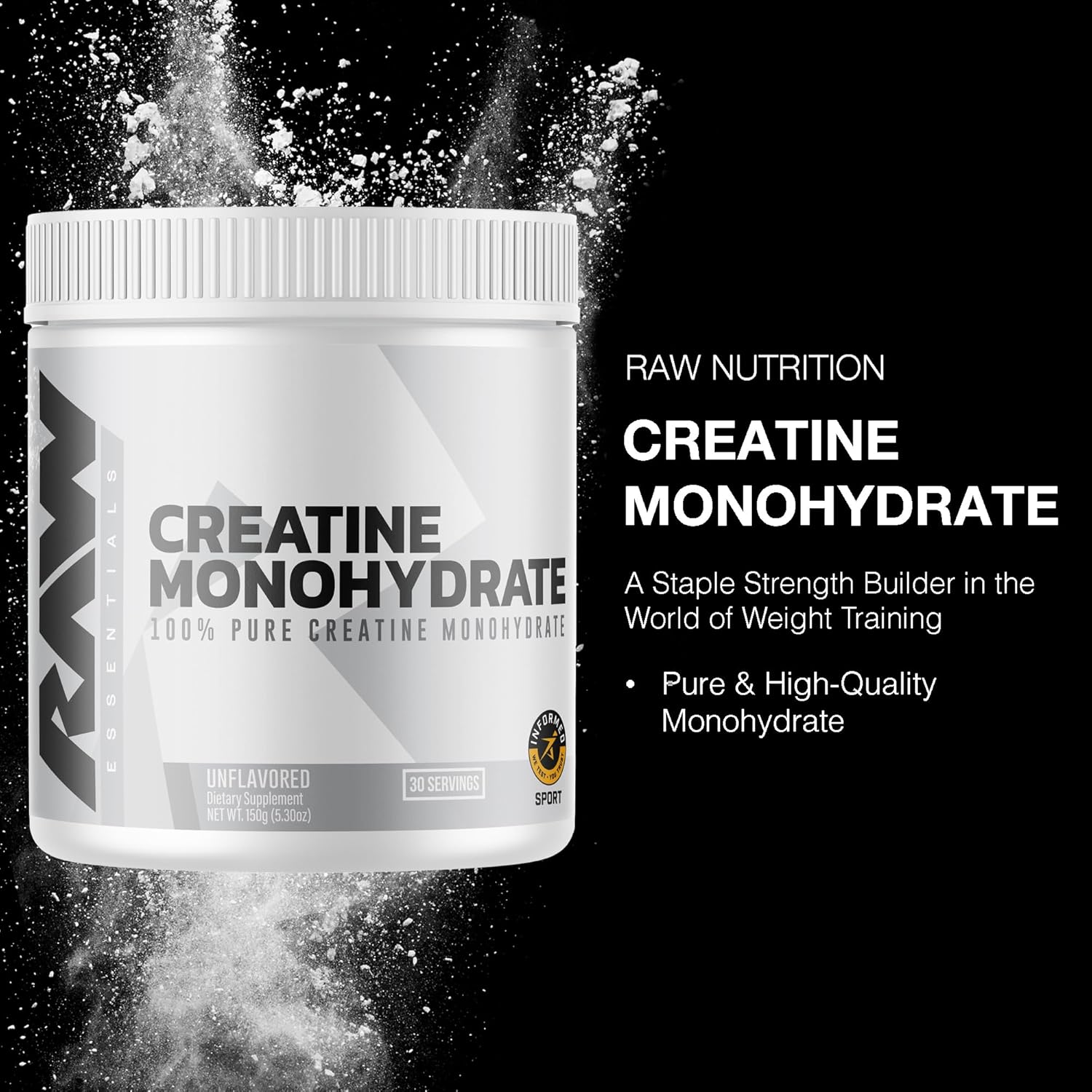 Raw Nutrition	CBUM Essential Kreatinas Monohidratas - 250 grams
