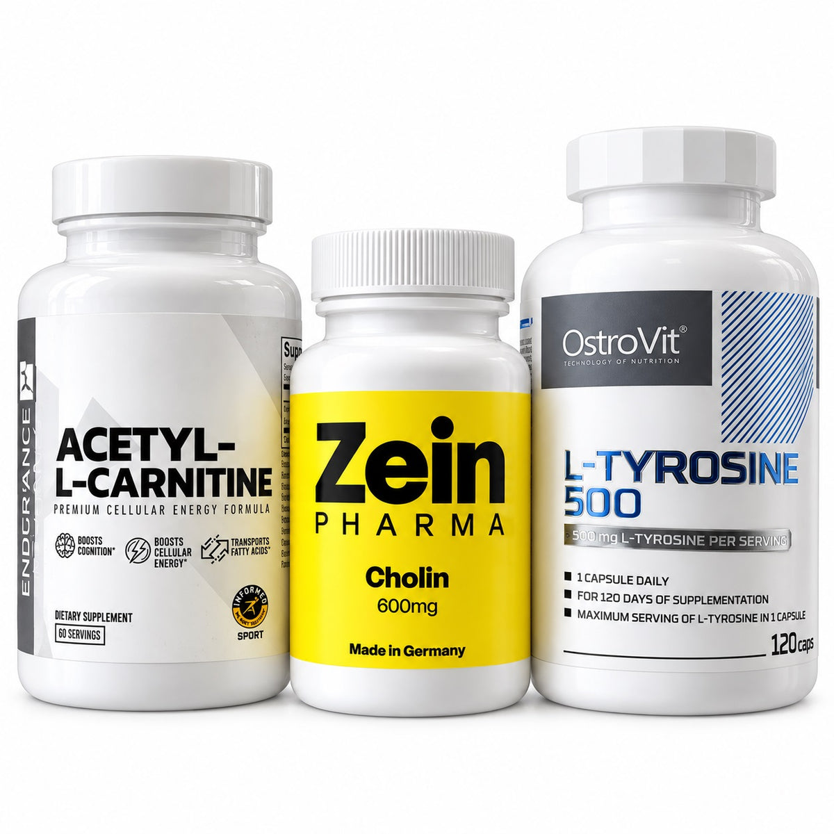 Focus and Attention Stack NOOTROPIC – Choline, Acetyl-L-Carnitine, and Tyrosine