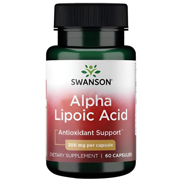 Swanson Alpha Lipolic Acid ALA 300mg 60kapslid