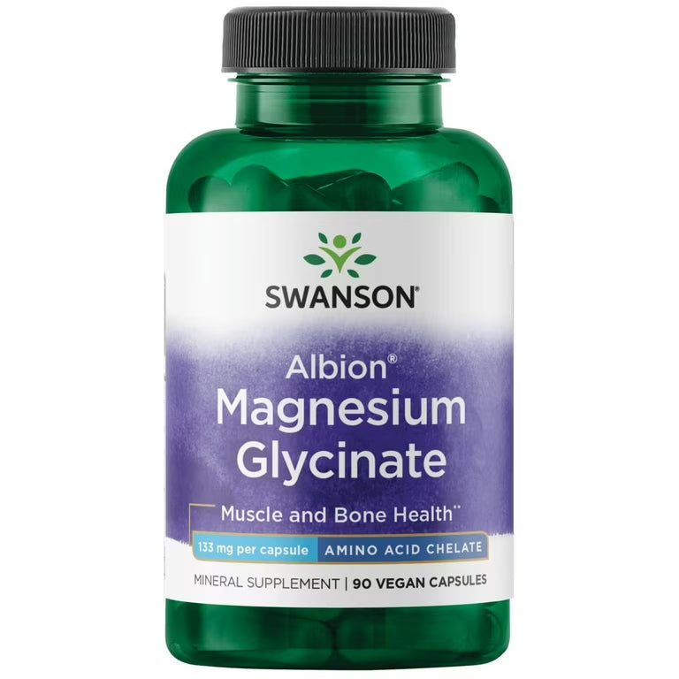 Swanson Chelated Magnesium 90 caps | Magnio Bisglicinatas