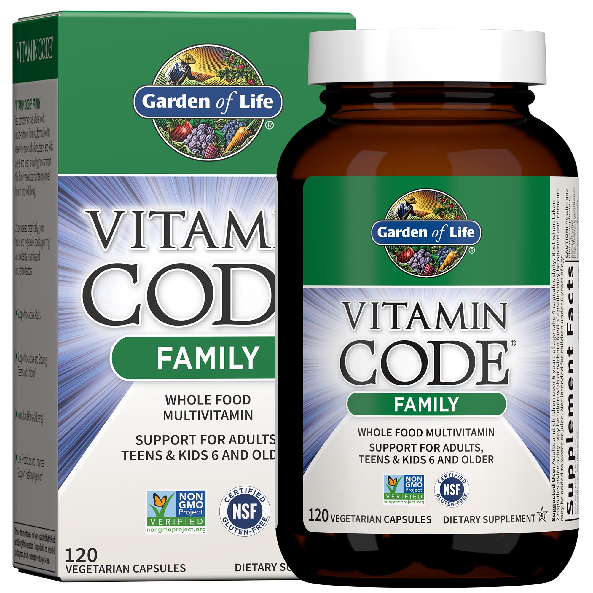 Vitamin Code Family Multivitamin 120 Capsules 2026-09-30 Short date