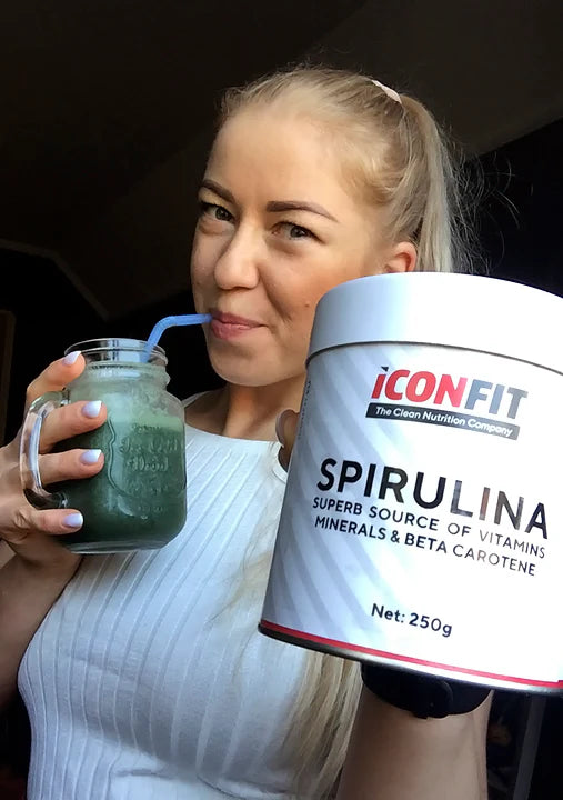ICONFIT Spirulina 250g Can mergina