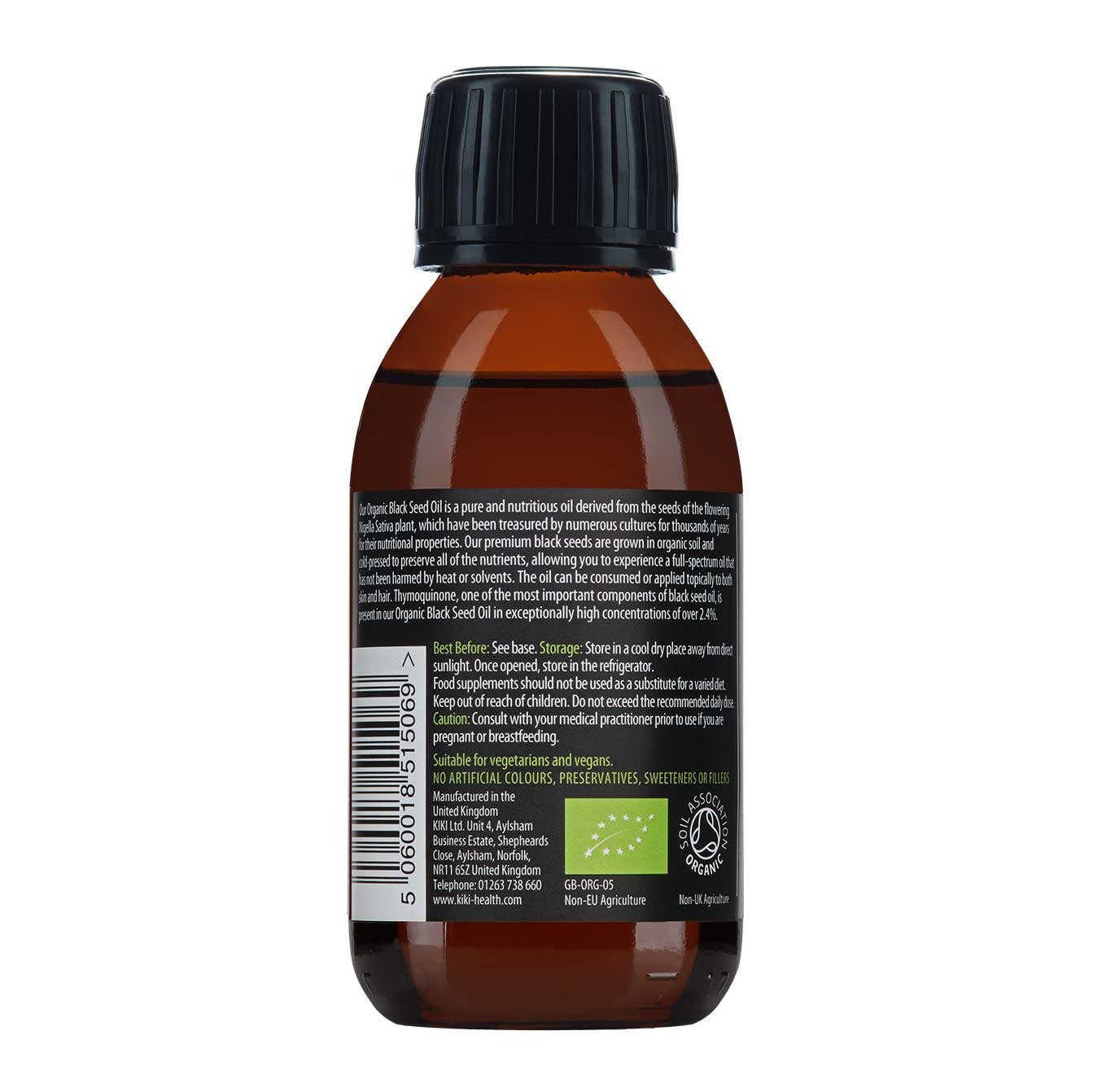 KIKI Health Black Seed Oil - 125 ml. info