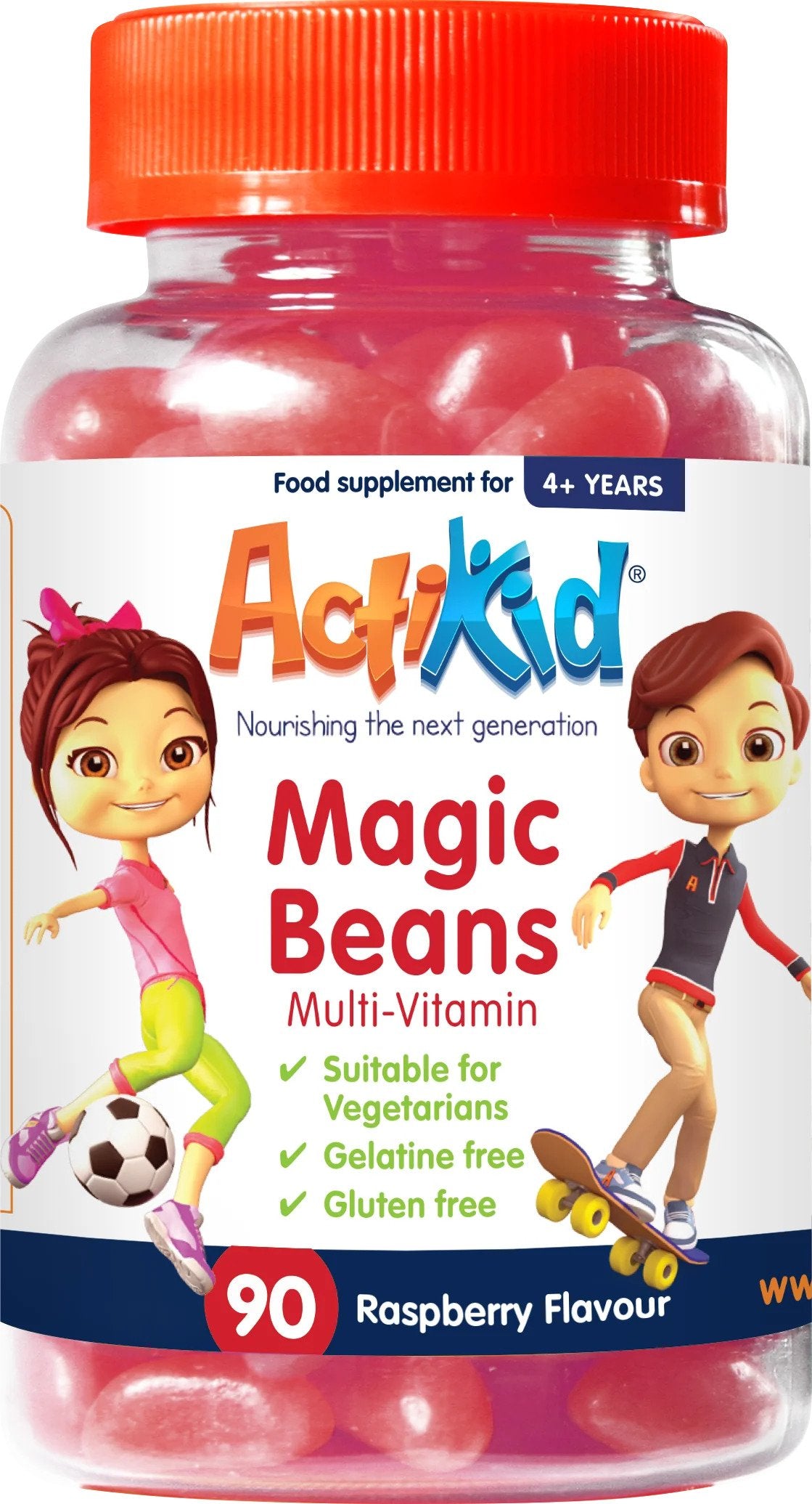 ActiKid Magic Beans Multi-Vitamin 90 jelly beans pigu