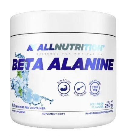 Allnutrition Beta Alanine, Ice Fresh - 250 grams kaina