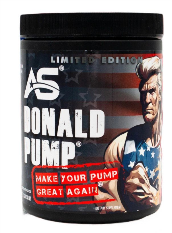 American Supps Donald Pump, American Peach-Ice Tea - 510 grams kaina