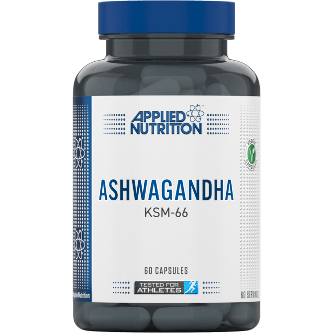 Applied Nutrition Ashwagandha KSM-66 plus Astragin - 60 caps kaina