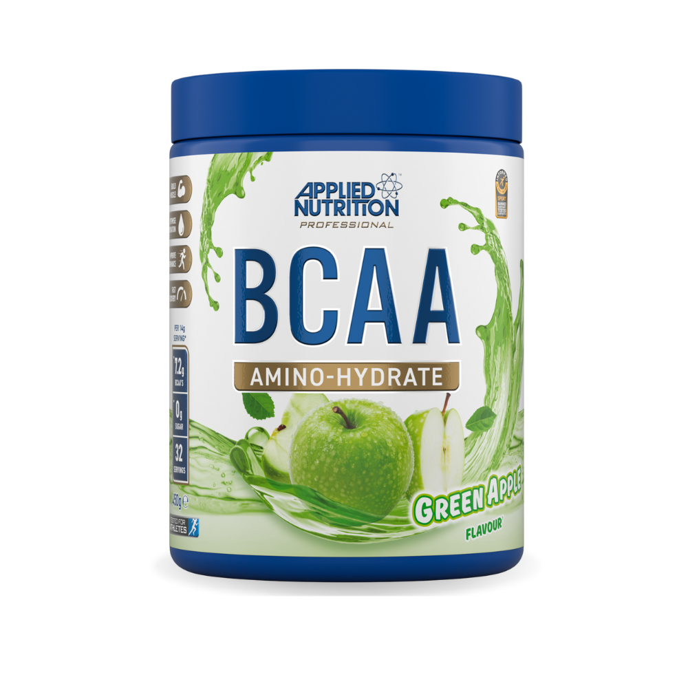 Applied Nutrition BCAA Amino-Hydrate 450g_Green_Apple_kaina