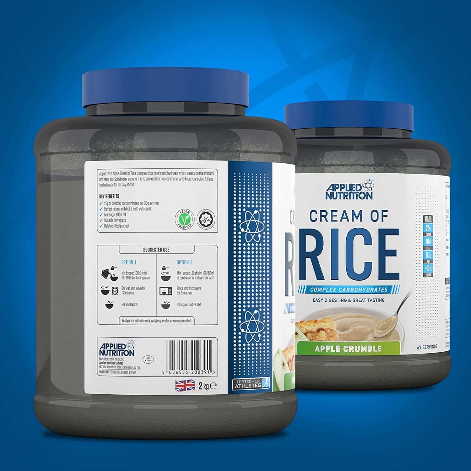 Applied Nutrition Cream of Rice – 2000 g benefits