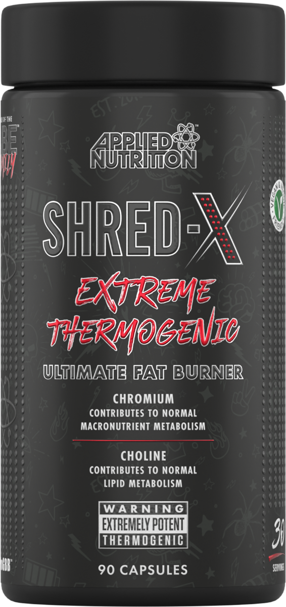 APPLIED NUTRITION SHRED X EXTREME THERMOGENIC 90 CAPSULES kaina