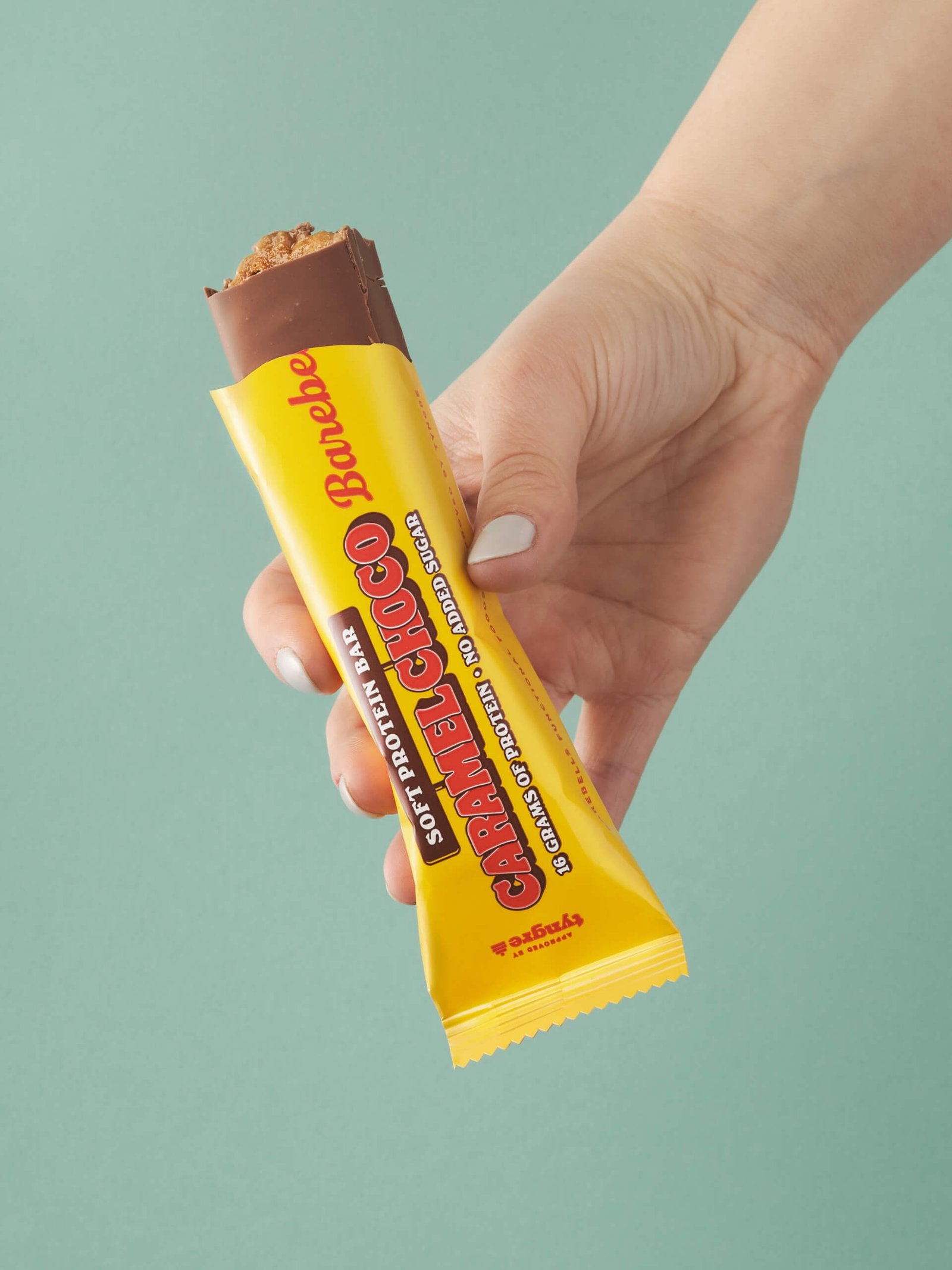 Barebells Caramel Choco Soft Protein Bar 55g vizualas