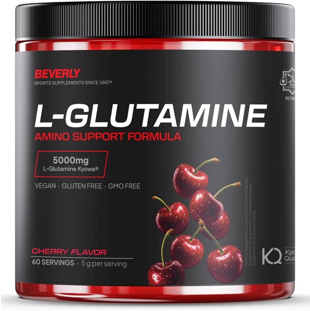 Beverly Nutrition L-GLUTAMINE Kyowa® – 300 g (Cherry