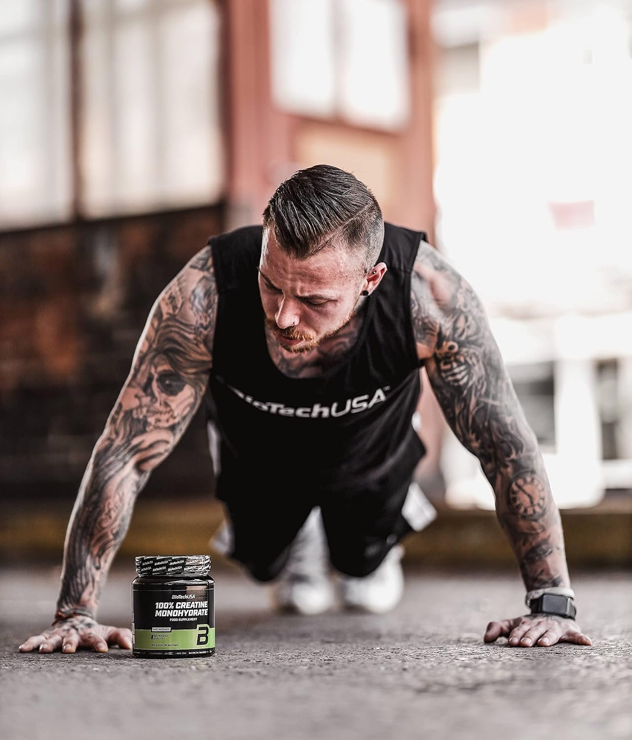 Biotech 100% Creatine Monohydrate 300 g. vaikinams