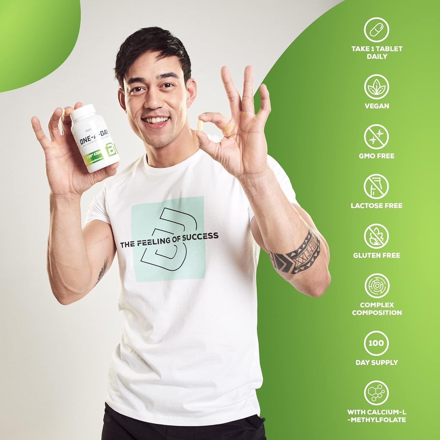 BioTech One-a-day 100 tab. privalumai