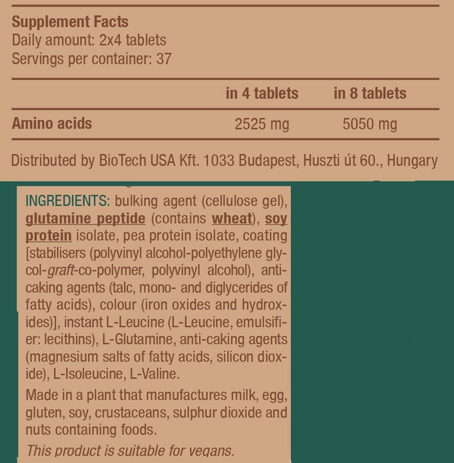 Biotech-Vegan-Amino-300tabs-etikete