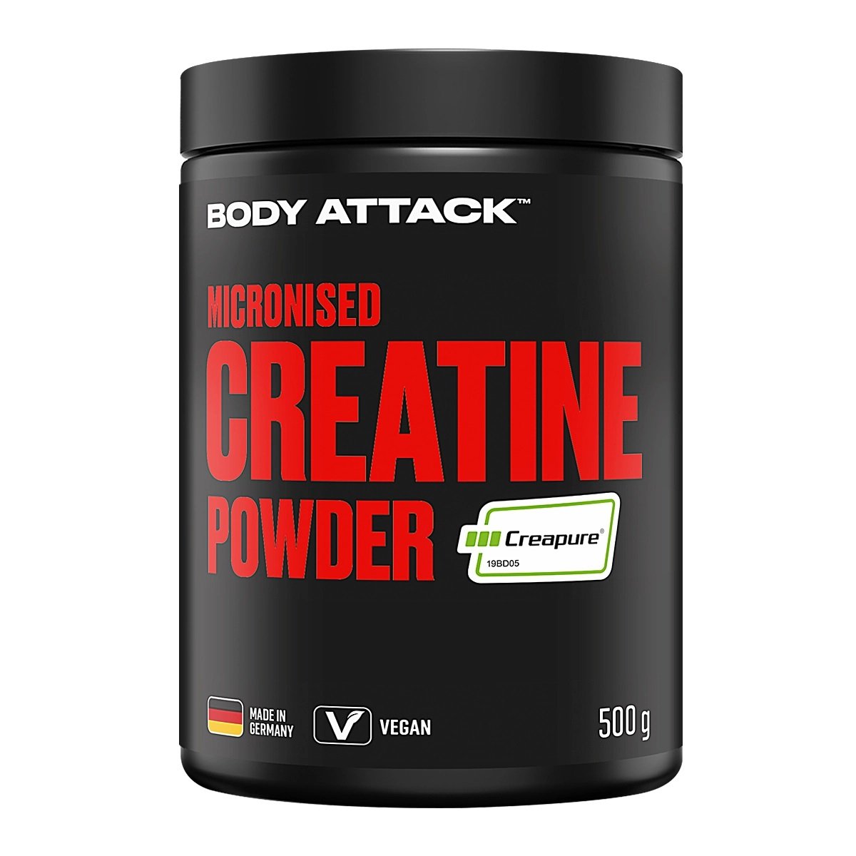 Body Attack Micronised Creatine Powder Creapure®500 g