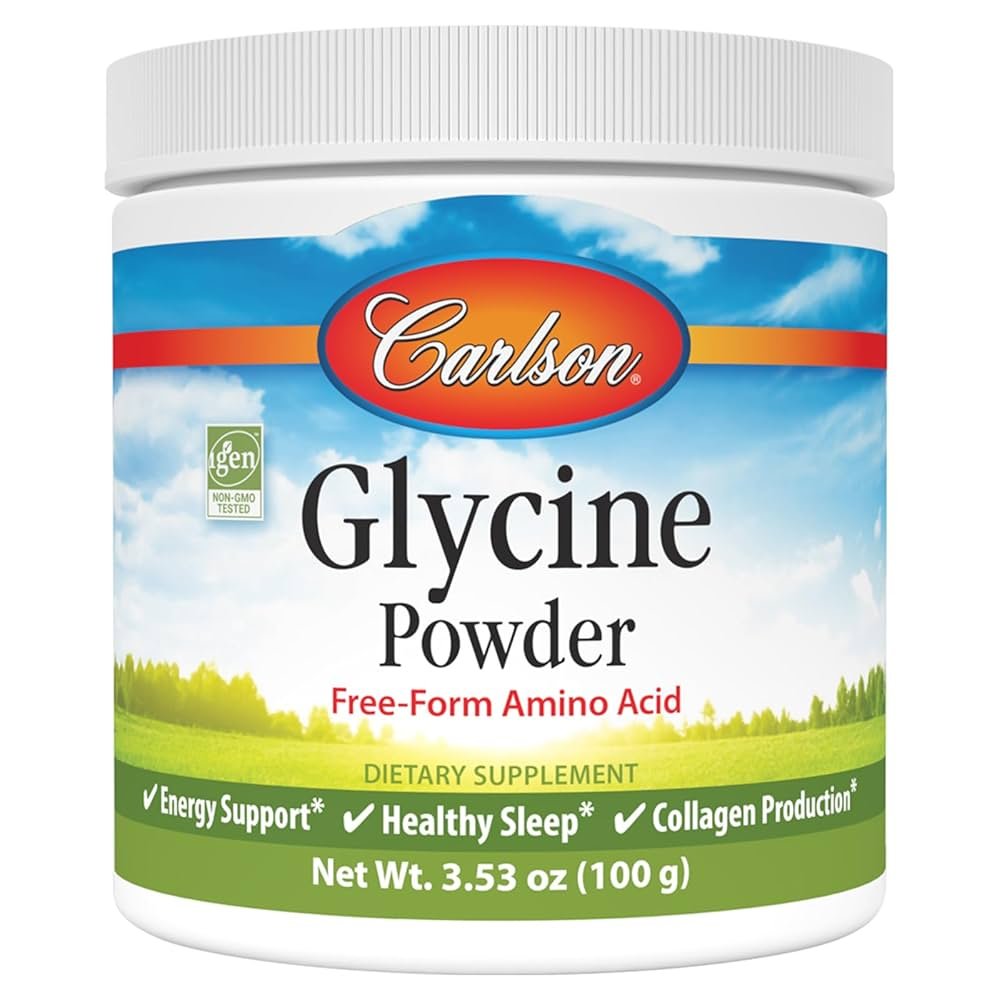 Carlson Labs Glycine, Amino Acid Powder - 100 grams kaina