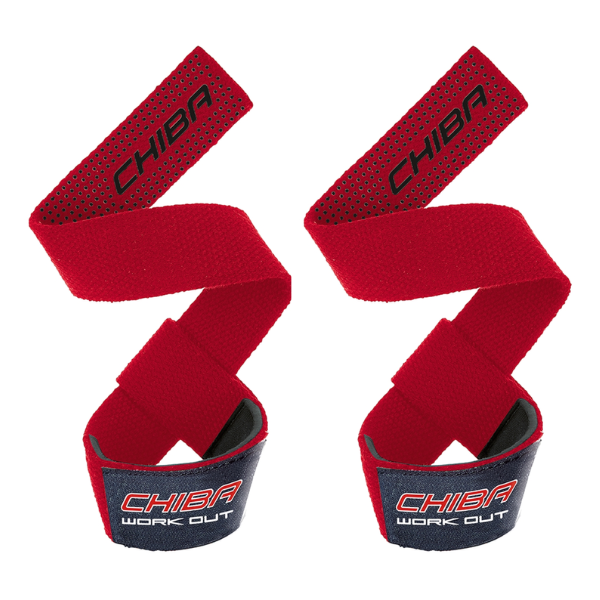 Chiba 40600 Lifting Straps - One Size red kaina