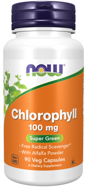 Chlorophyll 100 mg Veg Capsules kaina