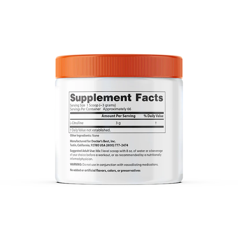 Doctor's Best L-Citrulline Powder - 200 grams