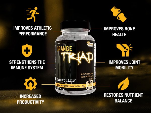 Controlled Labs Orange Triad - Orange Triad - 180 tablets nauda