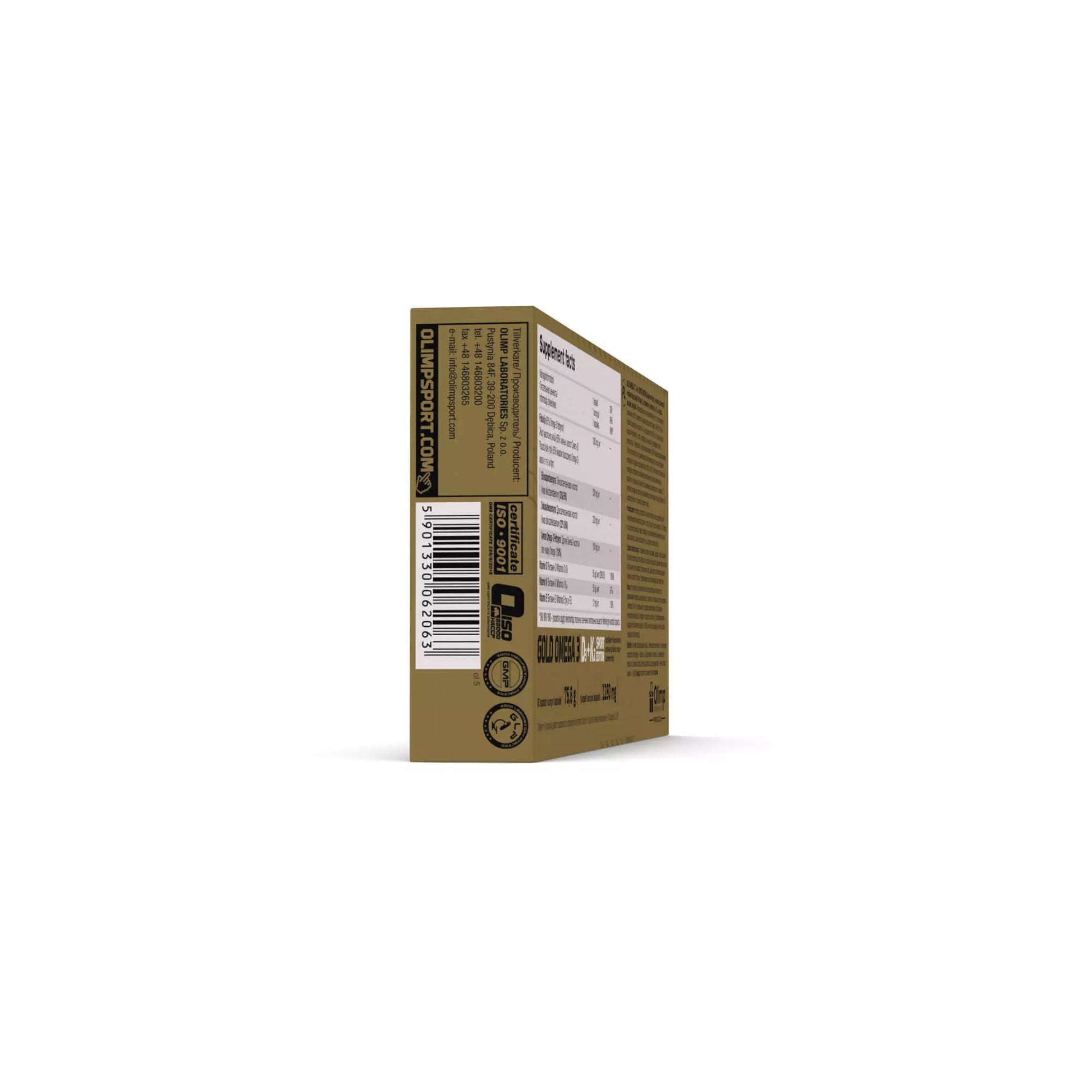 Olimp Gold Omega 3™ D3+K2 Sport Edition - 60 Kaps pigu