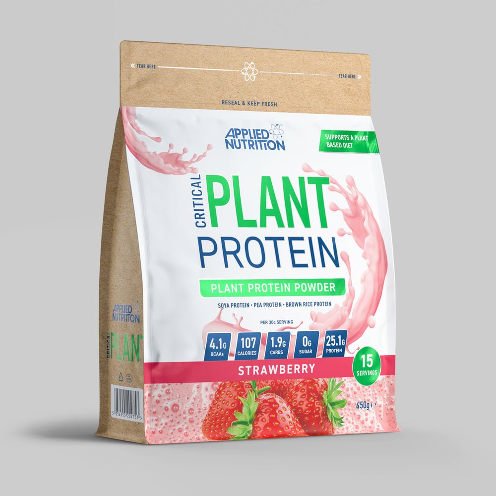 Applied Nutrition Critical Plant Protein - 450 grams strawberry kaina