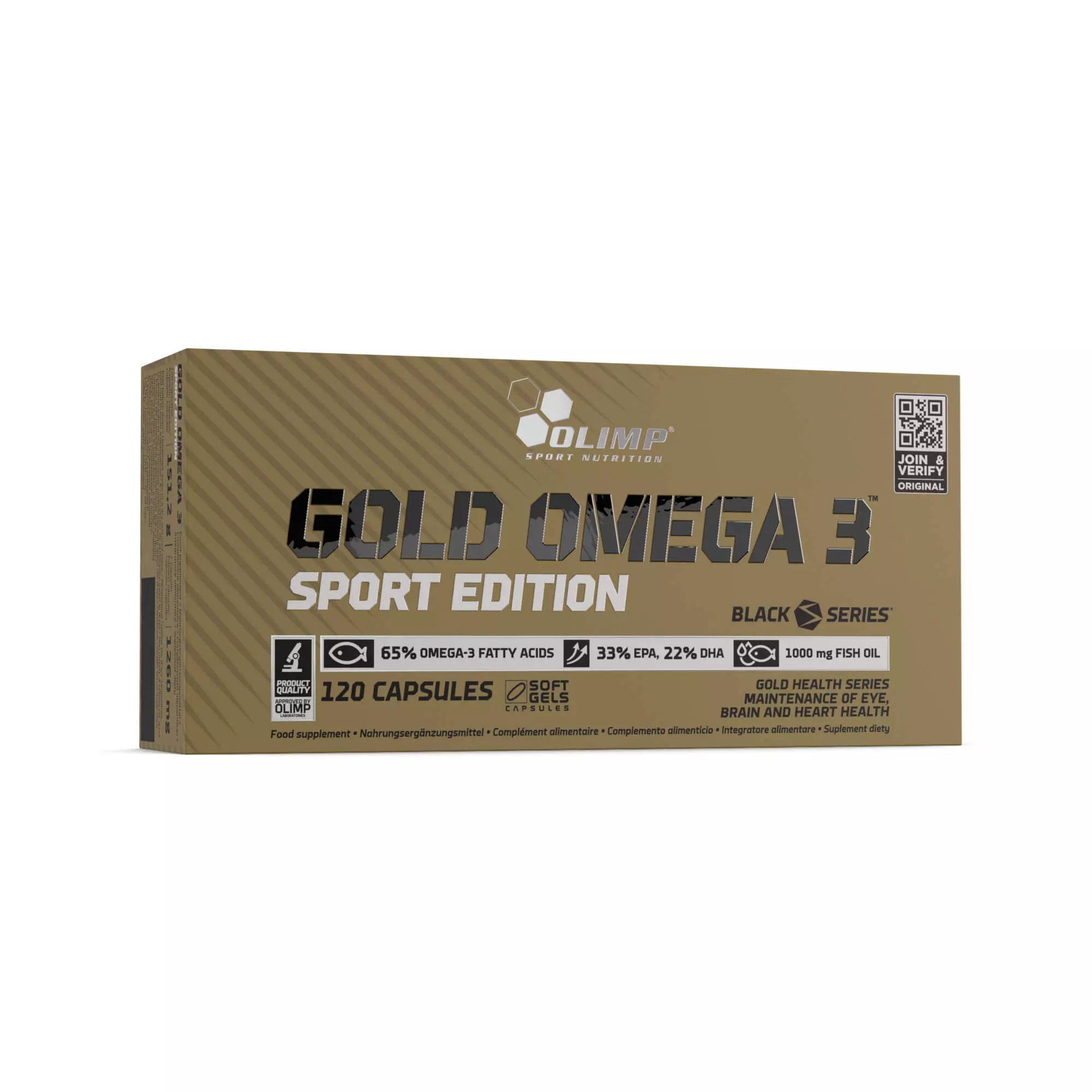 Olimp Gold Omega 3™ Sport Edition - 120 Kaps kaina