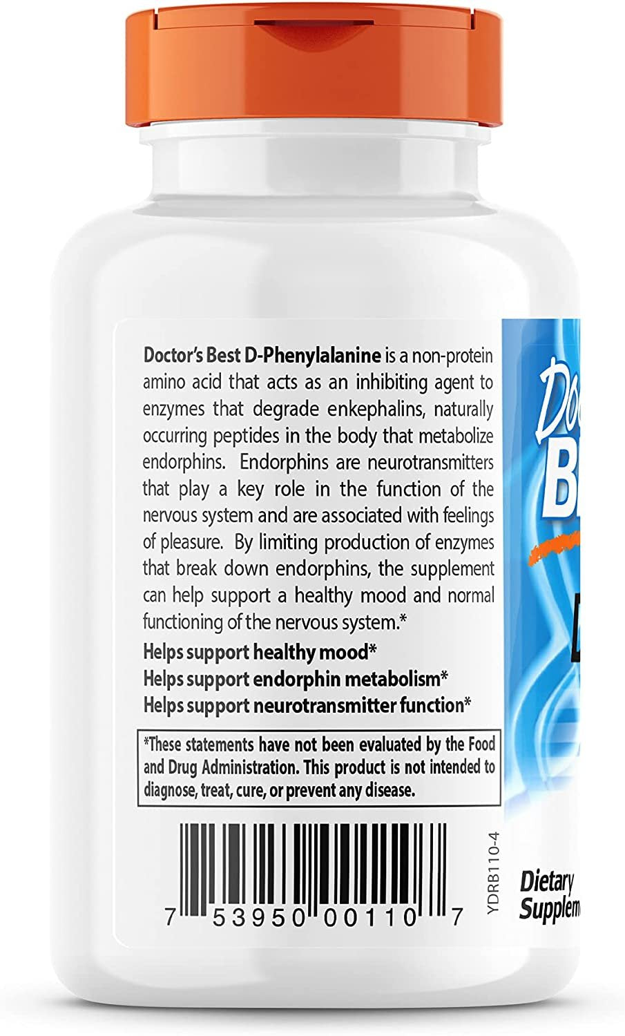 Doctor’s Best D-Phenylalanine – 60 vcaps vartojimas