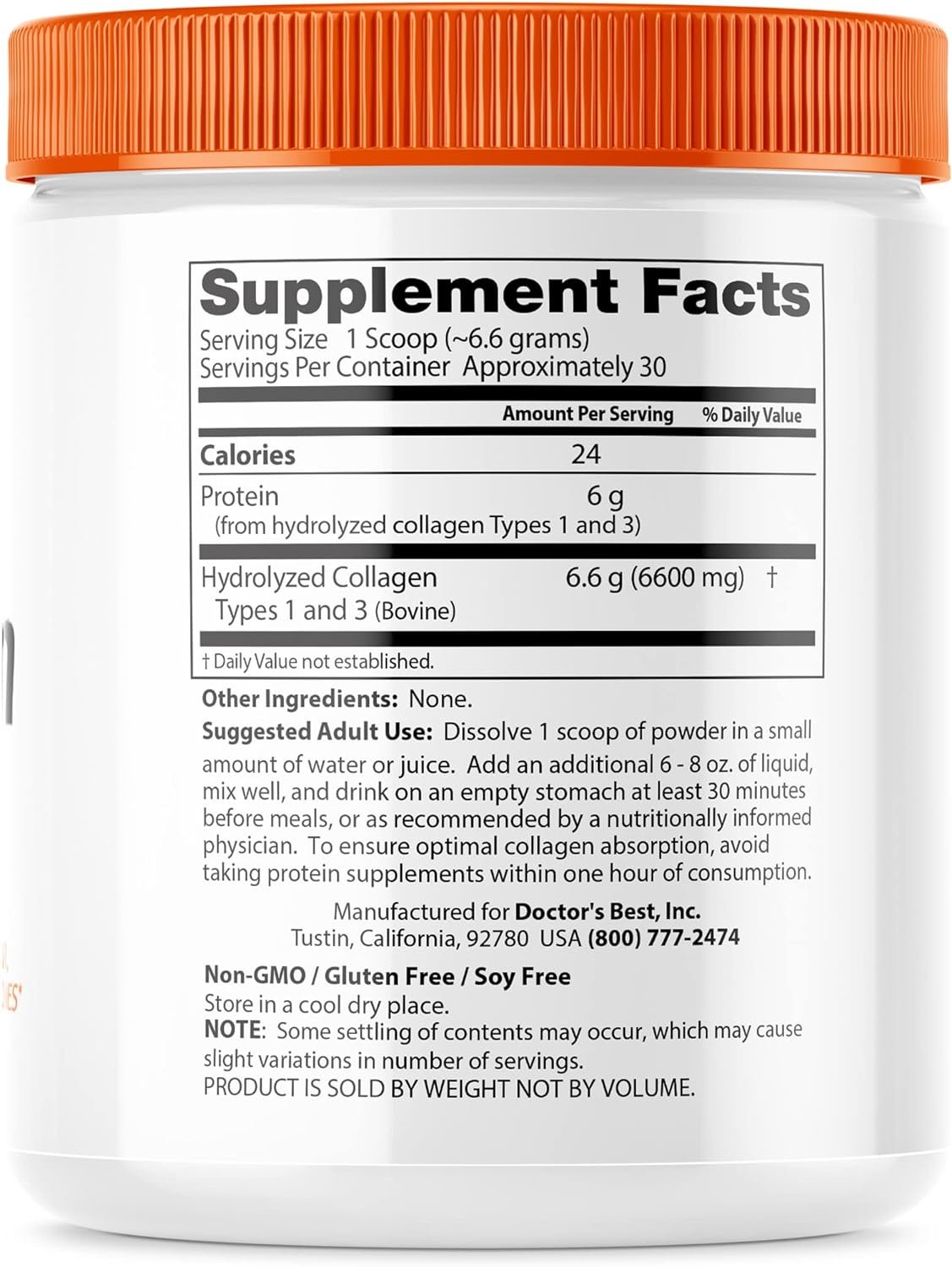 Doctor’s Best Pure Collagen Types 1 and 3, Powder – 200 grams sudetis