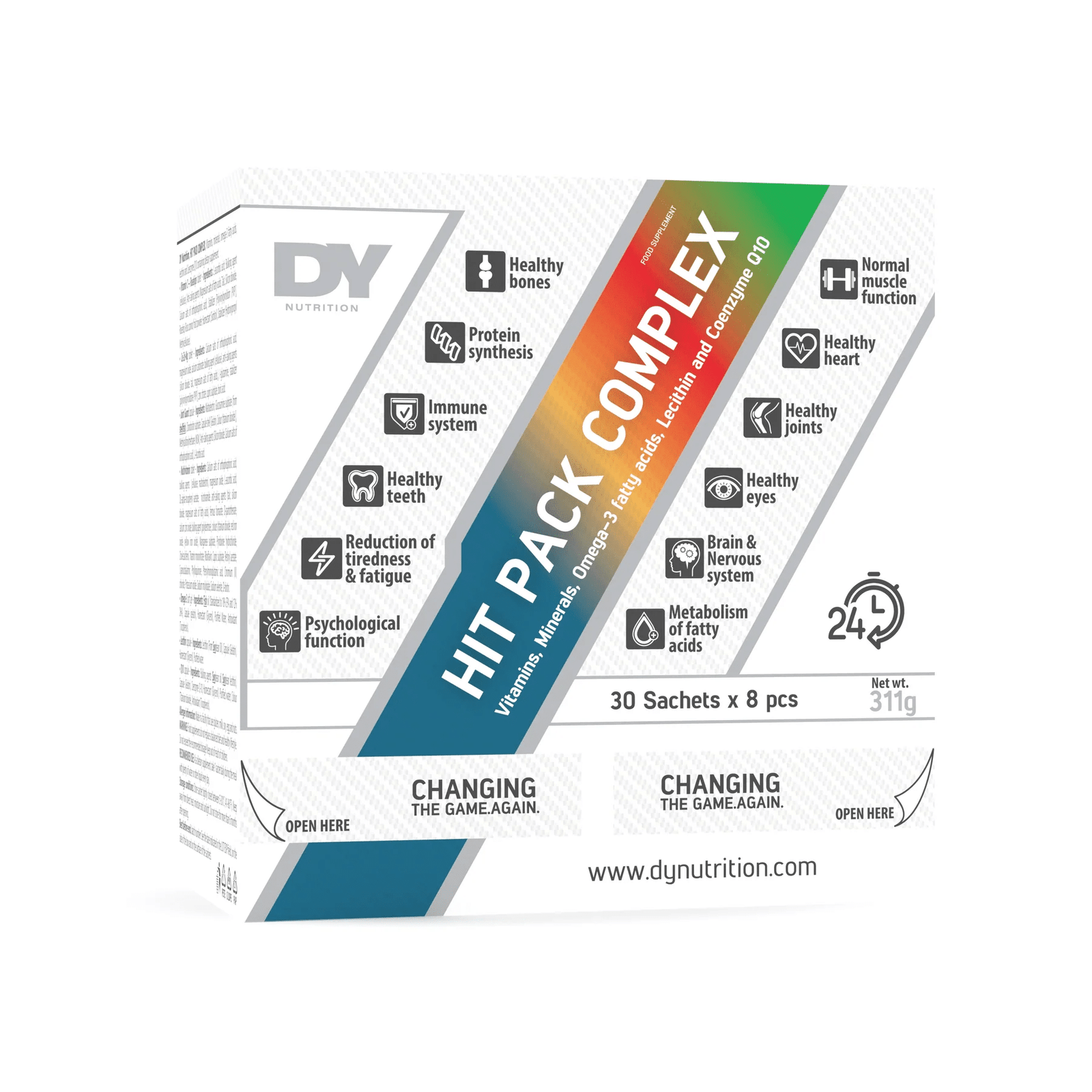 DY Nutrition HIT Pack Complex 30 packs kaina