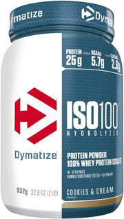 Dymatize ISO 100 Hydrolyzed Chocolate cookies cream 932g kaina