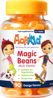 ActiKid Magic Beans Multi-Vitamin 90 jelly beans kaina
