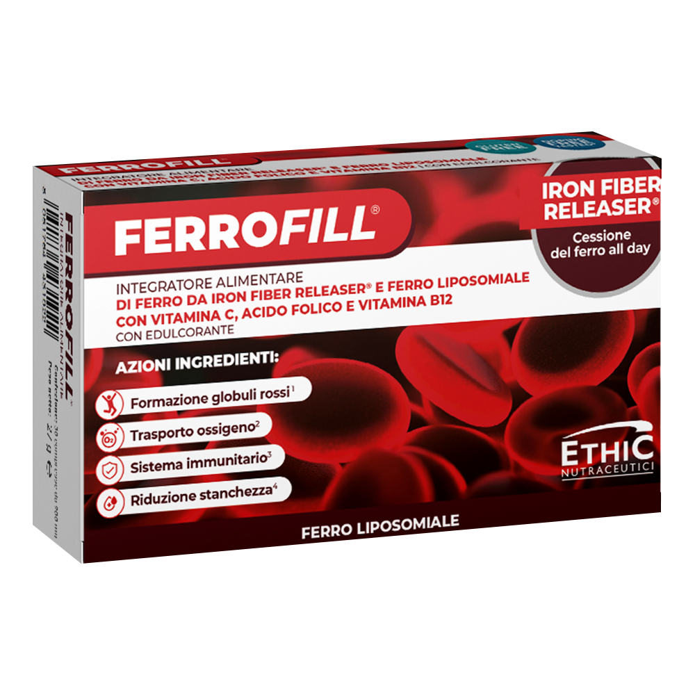 Ethic Nutraceutici Ferrofill 900 mg, 30 tablečių