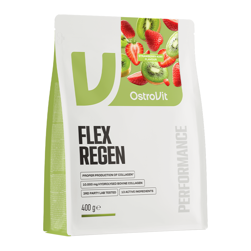 OstroVit Flex Regen 400 g braškių-kivių skonio