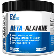 EVLution Nutrition Beta-Alanine, Unflavored - 200 grams