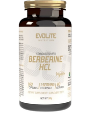 Evolite Berberine HCL 400mg 60caps kaina