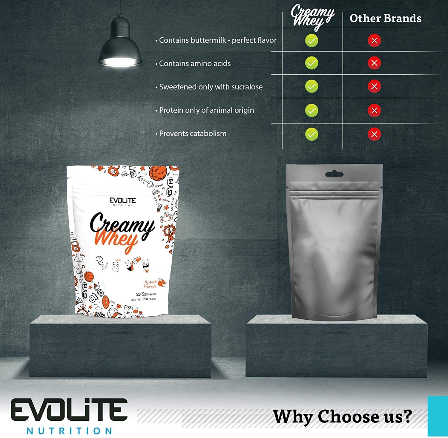 Evolite Creamy Whey 700 g