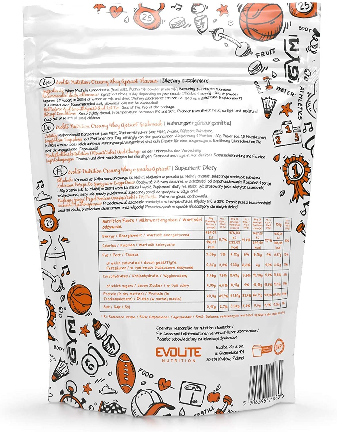 Evolite-Creamy-Whey-700g-Strawberry-Milkshake-sudetis