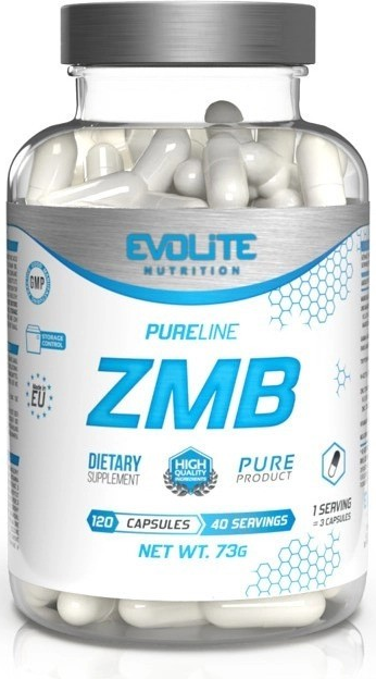 Evolite Nutrition Pureline ZMB 120 caps kaina akcija